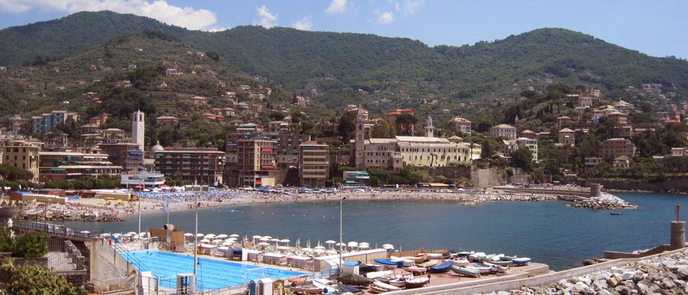 Spiagge e piscina Olimpionica di Recco (Genova)